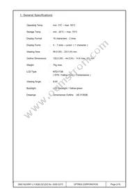 DMC-16230NY-LY-BQE-DZ Datasheet Page 2