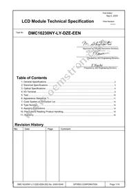 DMC-16230NY-LY-DZE-EEN Datasheet Cover