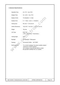 DMC-16230NY-LY-DZE-EEN Datasheet Page 2