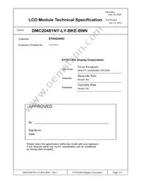 DMC-20481NY-LY-BKE-BNN Datasheet Cover