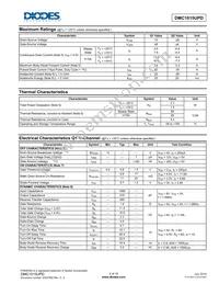 DMC1015UPD-13 Datasheet Page 2