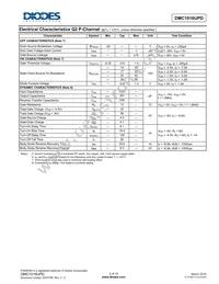 DMC1016UPD-13 Datasheet Page 3
