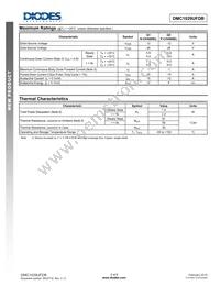 DMC1029UFDB-7 Datasheet Page 2