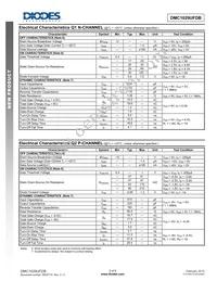 DMC1029UFDB-7 Datasheet Page 3