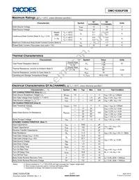 DMC1030UFDB-7 Datasheet Page 2