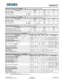 DMC2004LPK-7 Datasheet Page 2