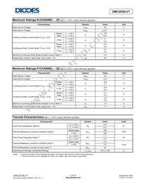 DMC2038LVTQ-7 Datasheet Page 2
