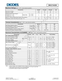 DMC2710UDW-7 Datasheet Page 2