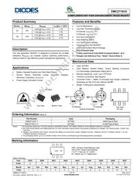 DMC2710UV-7 Datasheet Cover