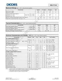 DMC2710UV-7 Datasheet Page 2