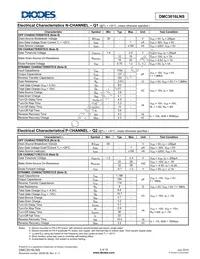 DMC3016LNS-7 Datasheet Page 3