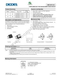 DMC3021LK4-13 Datasheet Cover