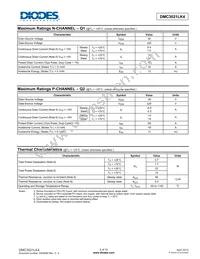 DMC3021LK4-13 Datasheet Page 2