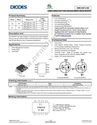 DMC3021LSD-13 Datasheet Cover