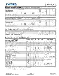 DMC3021LSD-13 Datasheet Page 2