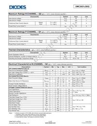 DMC3021LSDQ-13 Datasheet Page 2