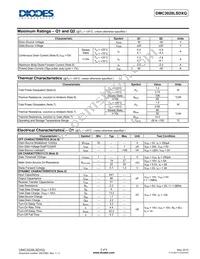 DMC3028LSDXQ-13 Datasheet Page 2