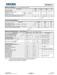 DMC3060LVT-7 Datasheet Page 2