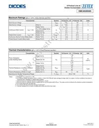 DMC4028SSD-13 Datasheet Page 2