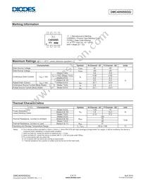 DMC4050SSDQ-13 Datasheet Page 2