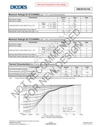 DMC6070LFDH-7 Datasheet Page 2