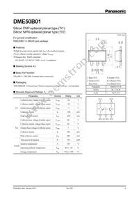 DME50B010R Datasheet Cover