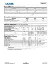 DMG1013T-7 Datasheet Page 2