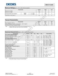 DMG1013UWQ-13 Datasheet Page 2