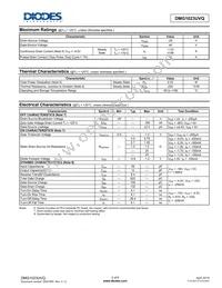 DMG1023UVQ-7 Datasheet Page 2