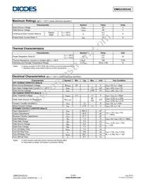DMG2302UQ-7 Datasheet Page 2