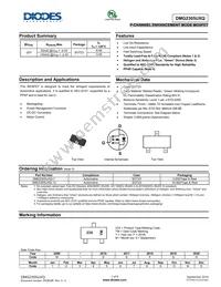 DMG2305UXQ-7 Datasheet Cover