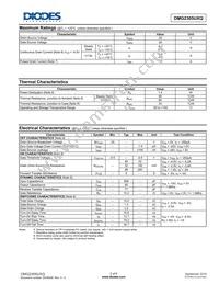 DMG2305UXQ-7 Datasheet Page 2
