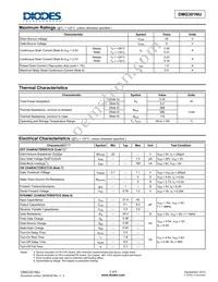 DMG301NU-7 Datasheet Page 2