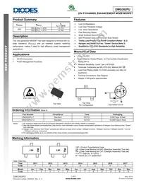 DMG302PU-7 Datasheet Cover