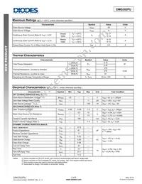 DMG302PU-7 Datasheet Page 2