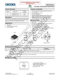 DMG4406LSS-13 Datasheet Cover