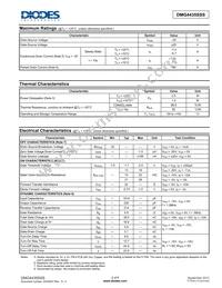 DMG4435SSS-13 Datasheet Page 2