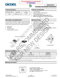 DMG4N60SJ3 Datasheet Cover