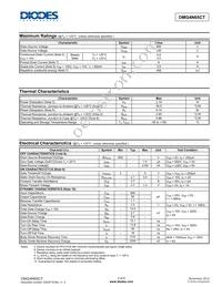 DMG4N65CT Datasheet Page 2
