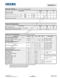 DMG5802LFX-7 Datasheet Page 2