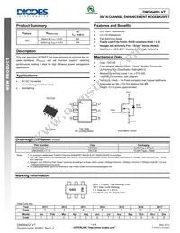 DMG6402LVT-7 Datasheet Cover