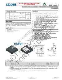DMG7702SFG-13 Datasheet Cover