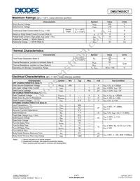 DMG7N65SCT Datasheet Page 2