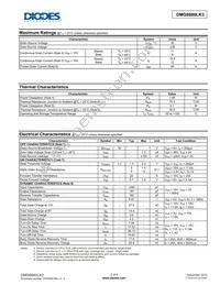 DMG8880LK3-13 Datasheet Page 2