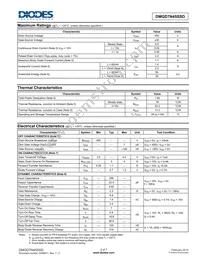 DMGD7N45SSD-13 Datasheet Page 2