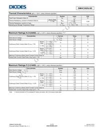 DMHC3025LSD-13 Datasheet Page 2