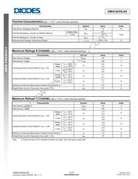 DMHC4035LSD-13 Datasheet Page 2