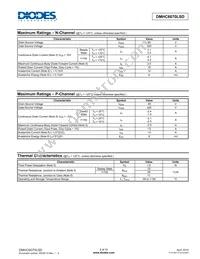 DMHC6070LSD-13 Datasheet Page 2