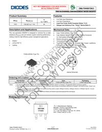 DMJ70H601SK3-13 Datasheet Cover