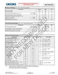 DMJ70H601SK3-13 Datasheet Page 2